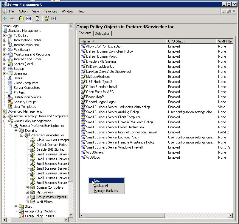 Group Policy Management Console On Vista